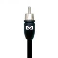 Cable adaptador audio - RCA - 30 cm. - "Y" 2 macho - 1 hembra 