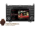 Navidroid® Mercedes 2005/11 Clase A W169, B W245, Viano, Vito, Sprinter - Android 4.4.4, GPS, 7" HD 1080P, DVD, BT, WI-FI, Quad Core, 16GB, Mirror Link
