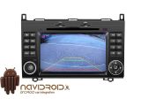 Navidroid® Mercedes 2005/11 Class A W169, B W245, Viano, Vito, Sprinter - Android 4.4.4, GPS, 7" HD 1080P, DVD, BT, WI-FI, Quad Core, 16GB, Mirror Link
