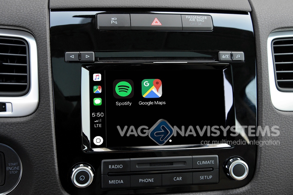 CarPlay LINK® V2 - Volkswagen Touareg (7P) Apple CarPlay + Android Mirror  Link, Interface Plug & Play Wireless - Touareg (7P) | VAG-Navisystems