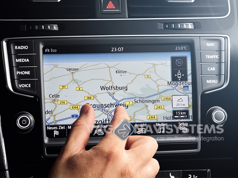 Bier Monument Aan de overkant Genuine Volkswagen Discover Pro MIB 1 navigation system with a 8'' colour  display - Volkswagen | VAG-Navisystems