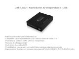 Reproductor AV independiente - USB - con control remoto